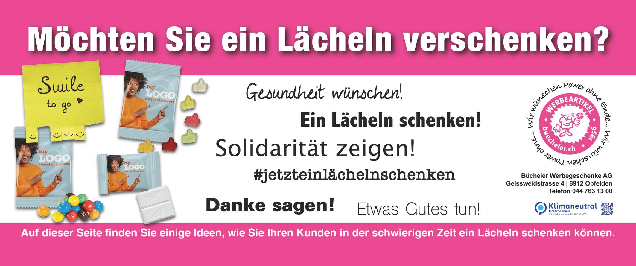 Jetzt ein Lächeln schenken