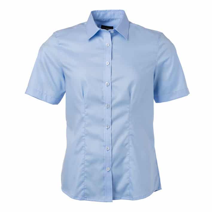 Werbeartikel Ladies Shirt Shortsleeve Micro-Twill JN683