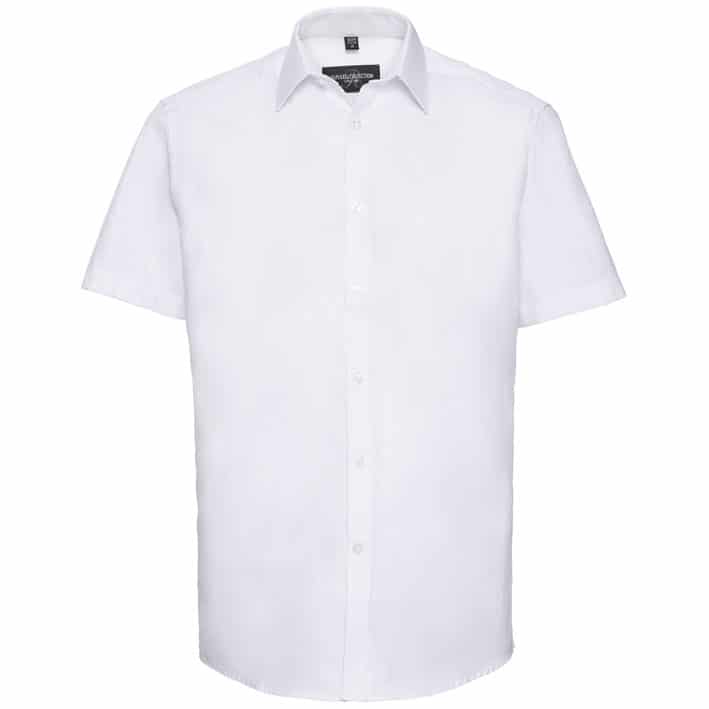 Werbeartikel Mens Short Sleeve Herringbone Shirt OR963M