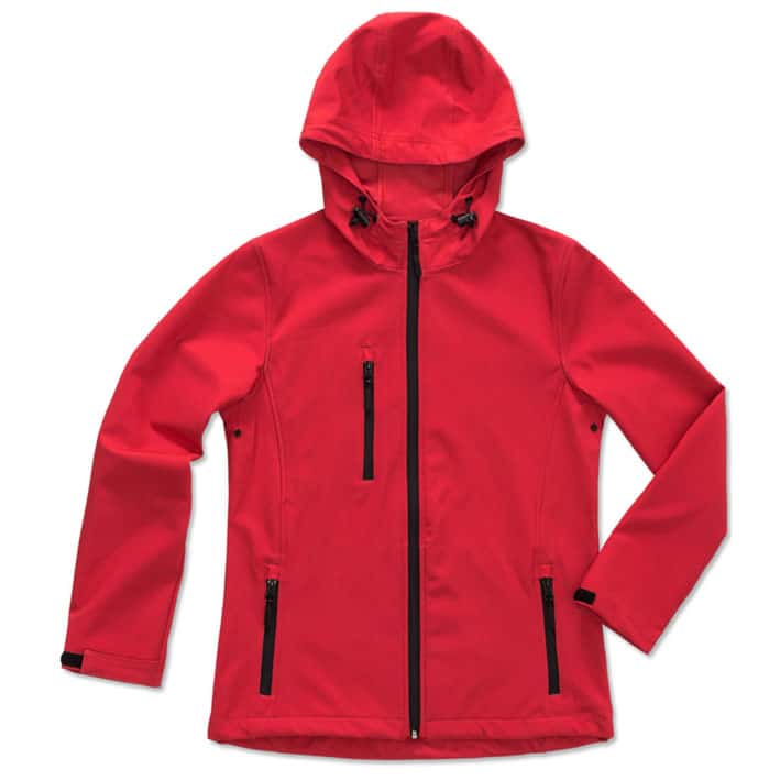 Werbeartikel Activ Softest shell hooded Jacket for women ST5340